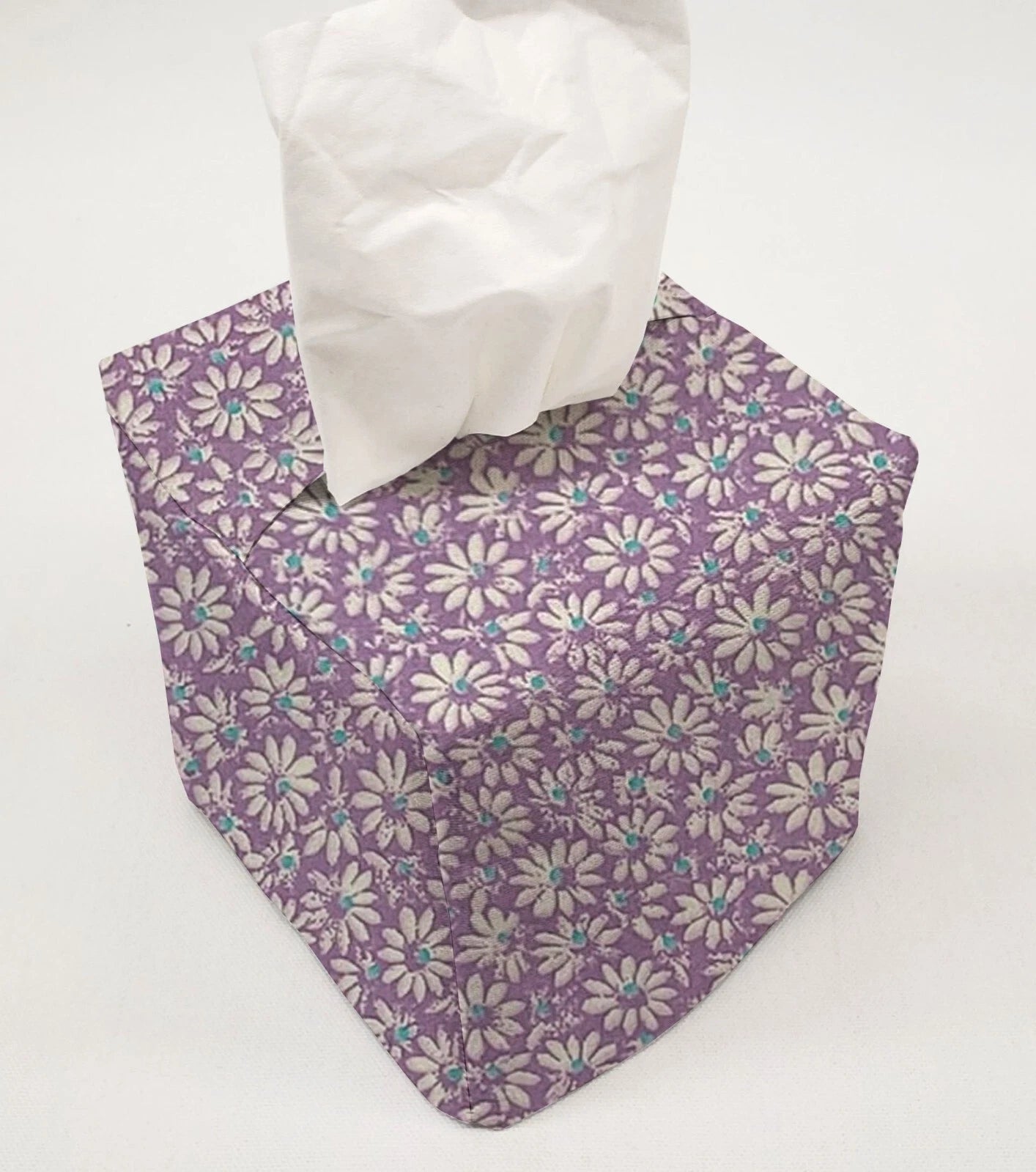 Crazy for Daisies Tissue Box Cover | eBay