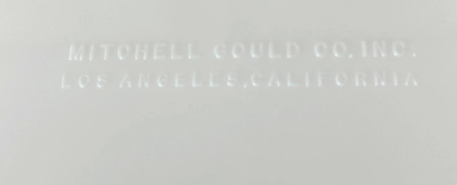 Beautiful Vintage Mitchell Gould MCM Green Striped Tissue Box Rare | eBay