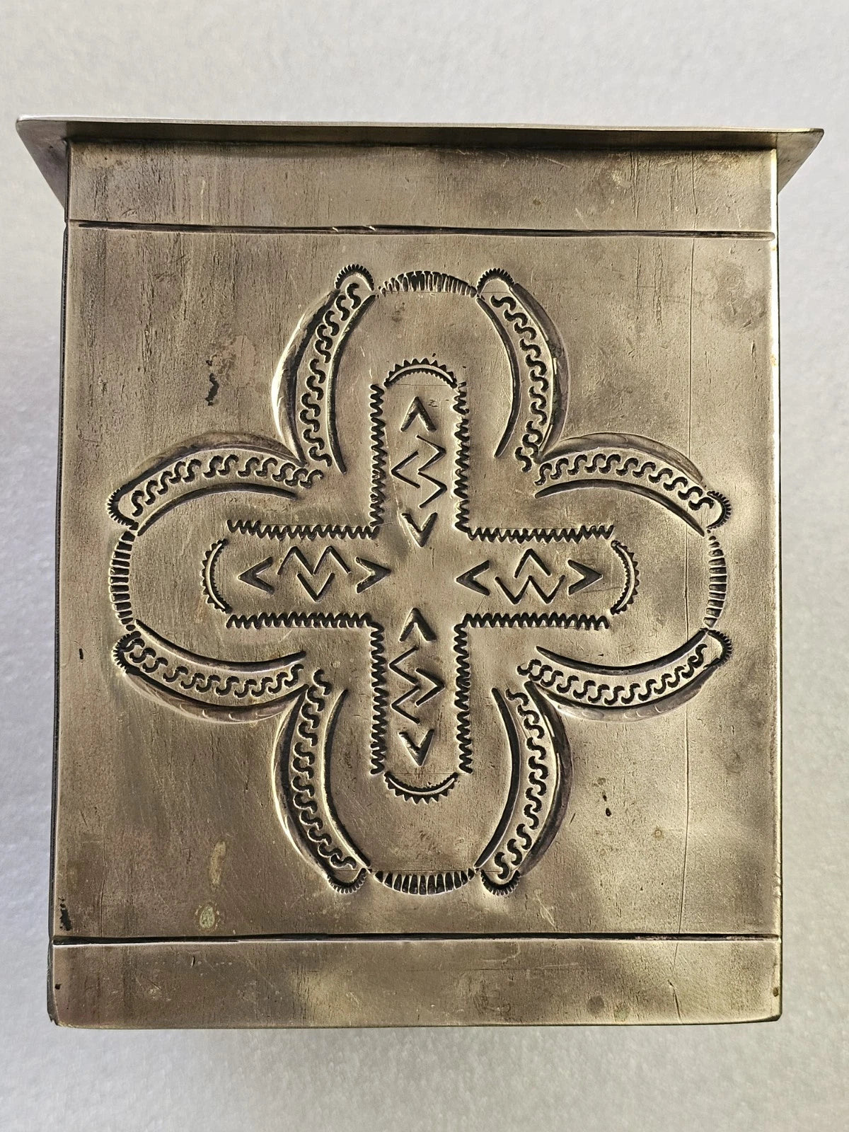 J Alexander Rustic Silver Tissue Box Cover | eBay