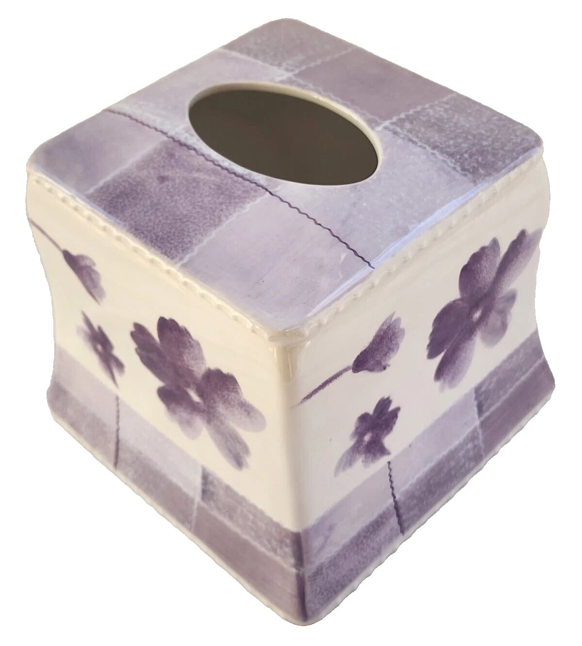 Ceramic Tissue Box Cover Bathroom Kleenex Accessories Facial Tissue Holder | eBay
