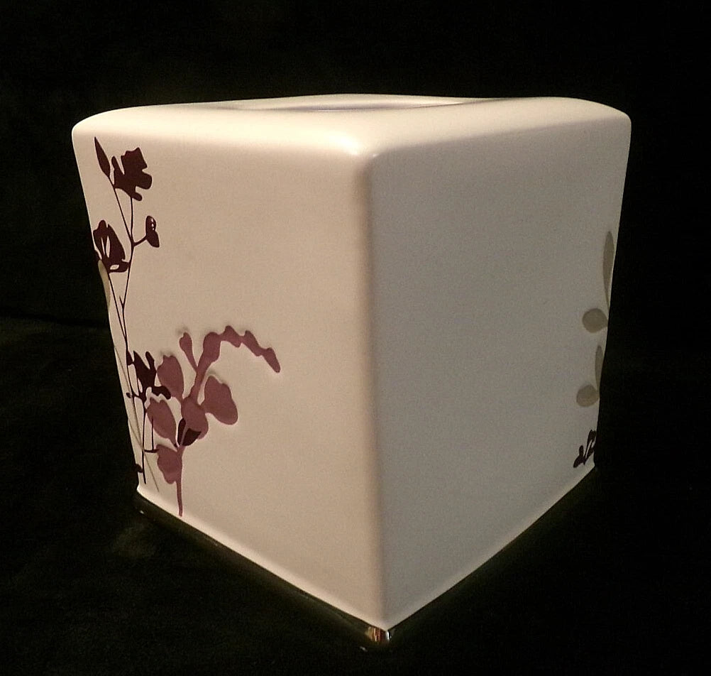 MODERN LOFT SATIN GLAZED CERAMIC/PORCELAIN TISSUE BOX COVER | eBay