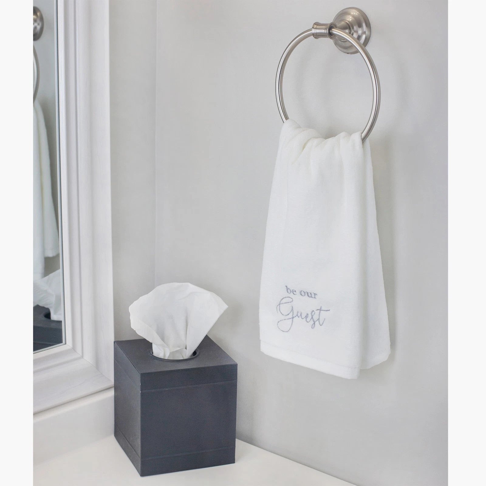 Galvanized Square Tissue Box Cover, Distressed Vintage Style Decor Tissue Holder | eBay