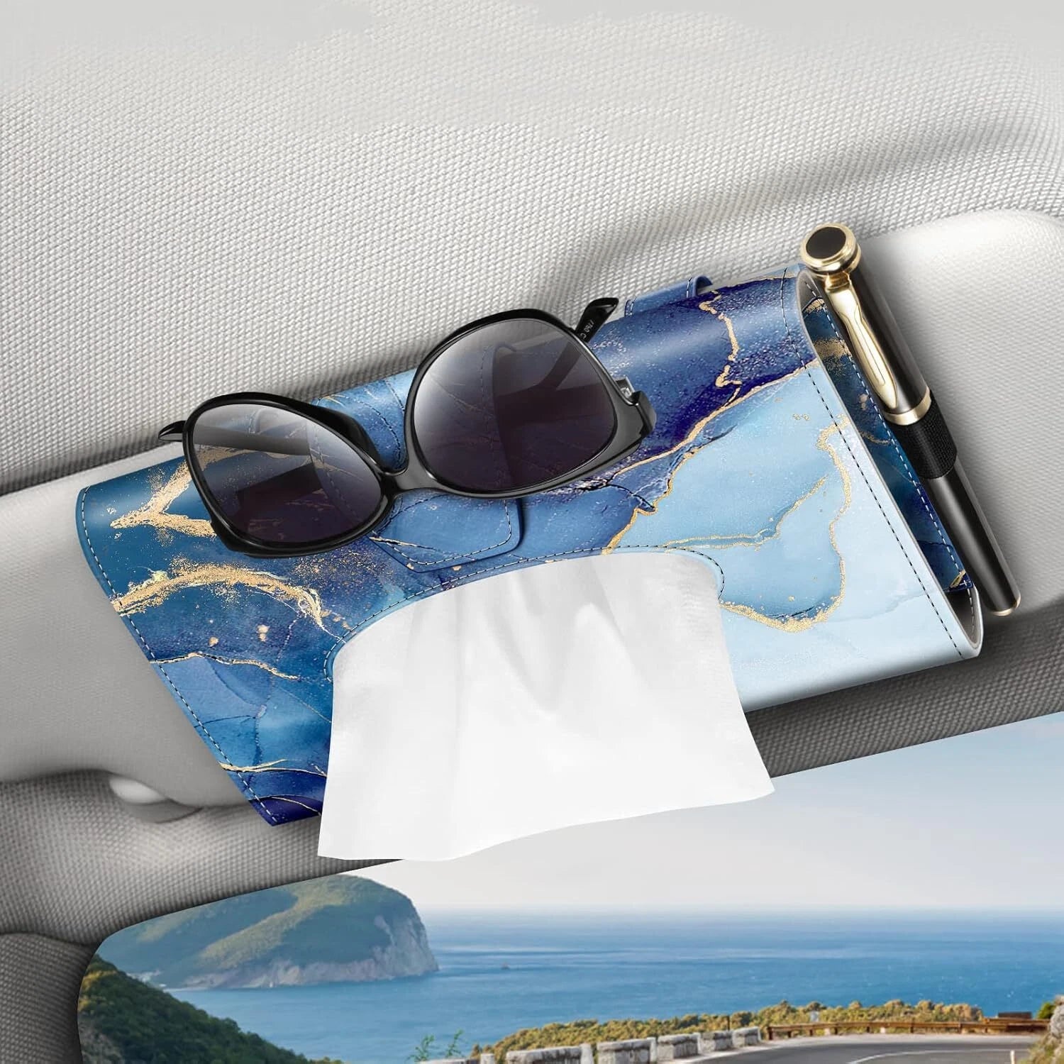 Car Visor Tissue Holder, Sun Visor Napkin Holder, Mask Holder for Car Truck SUV | eBay