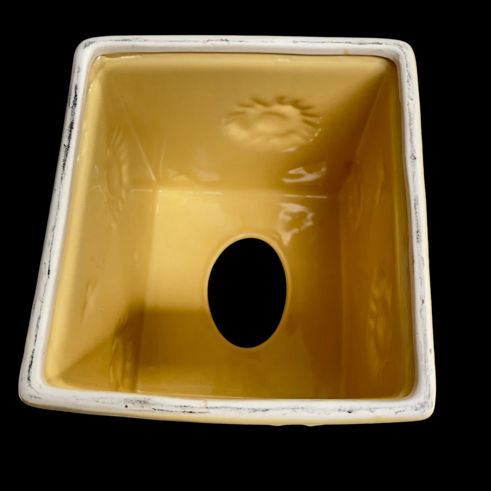 TISSUE BOX COVER Yellow Square TISSUE BOX HOLDER Flowers Bees | eBay