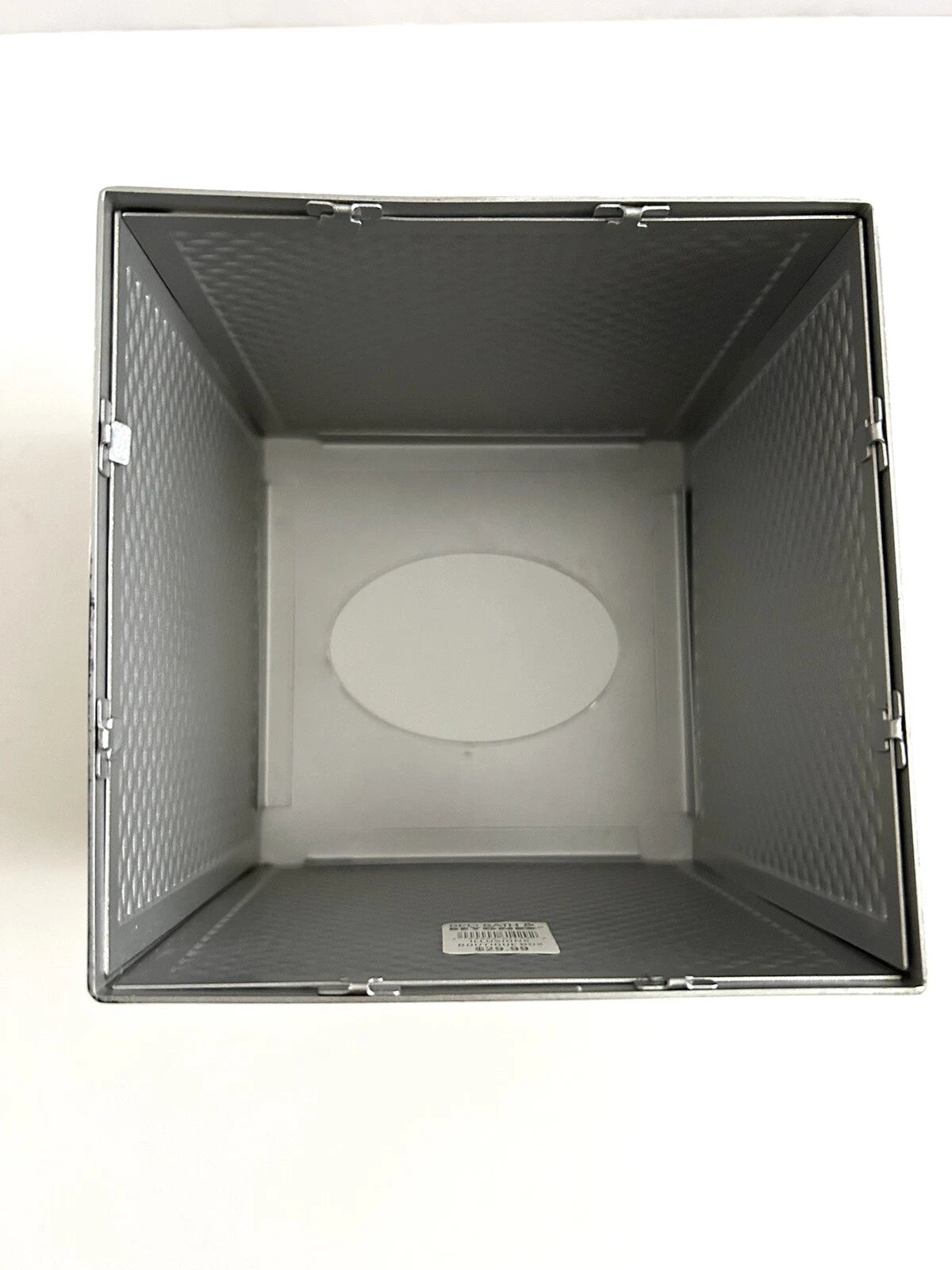 Metal Tissue Box Cover Holder Square Silver and Gold Tone Illusions Boutique  | eBay