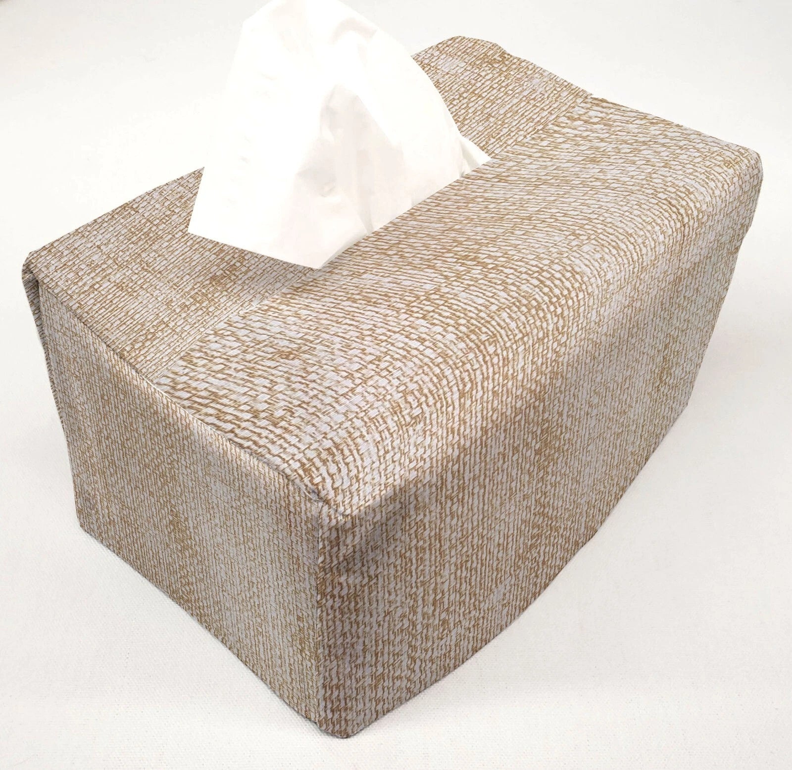 Faux Burlap Tissue Box Cover (8 Colors Available) | eBay