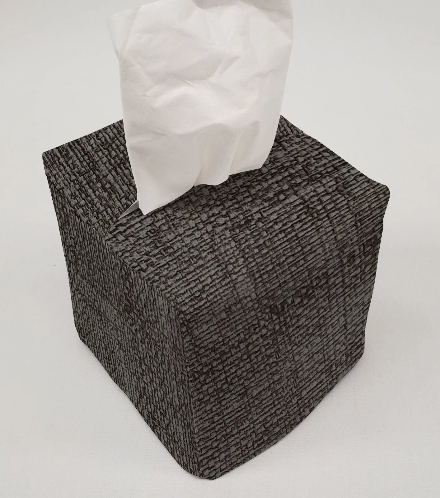 Faux Burlap Tissue Box Cover (8 Colors Available) | eBay