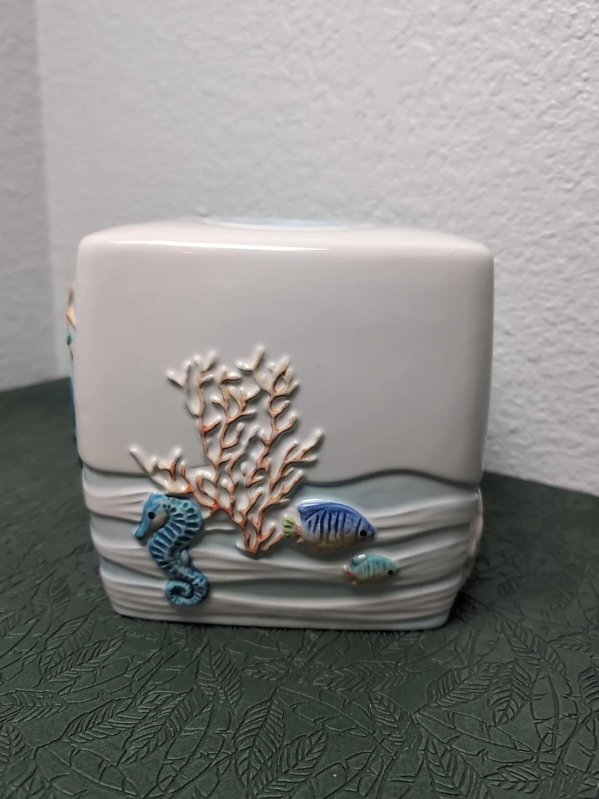 Cynthia Coulter Sea Splash Boutique Tissue Box Cover Hand-Painted Mermaid Rare | eBay