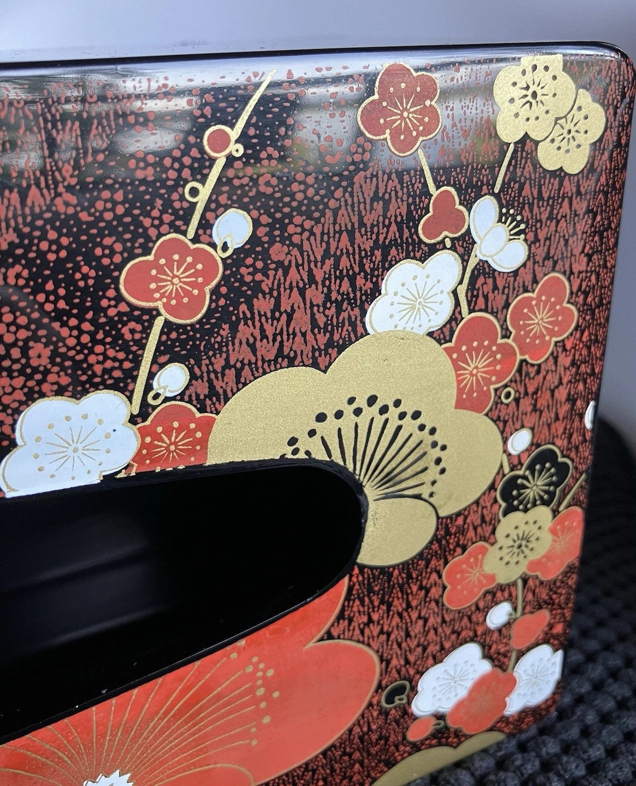 Made in Japan Asian Floral Vintage Tissue Kleenex Plastic Cover Box | eBay