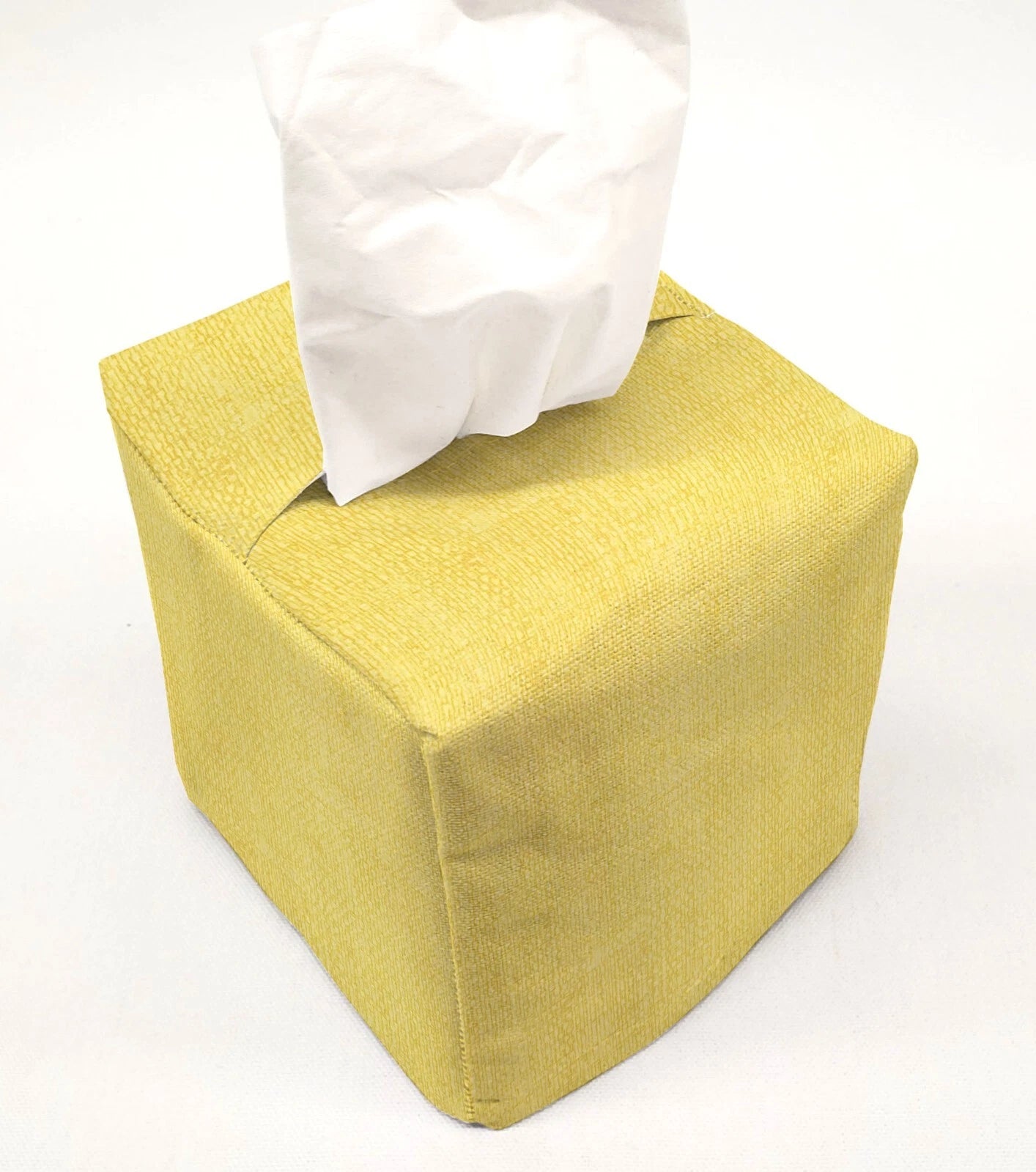 Faux Burlap Tissue Box Cover (8 Colors Available) | eBay