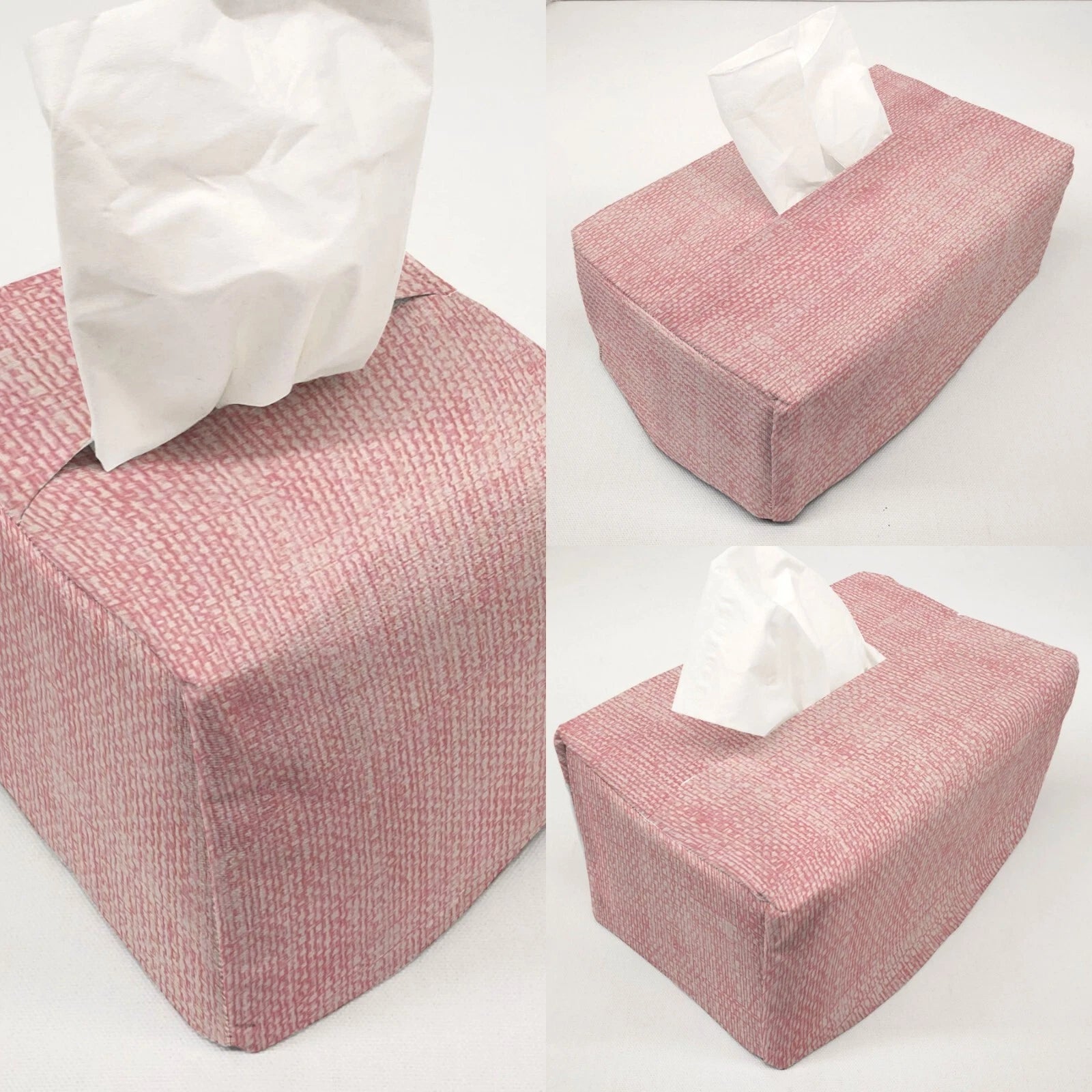 Faux Burlap Tissue Box Cover (8 Colors Available) | eBay