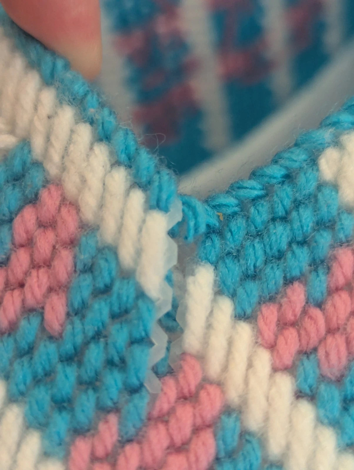 Cottagecore Plastic Canvas Tissue Box Cover Vintage Cat- Pink and Blue, 1980s | eBay