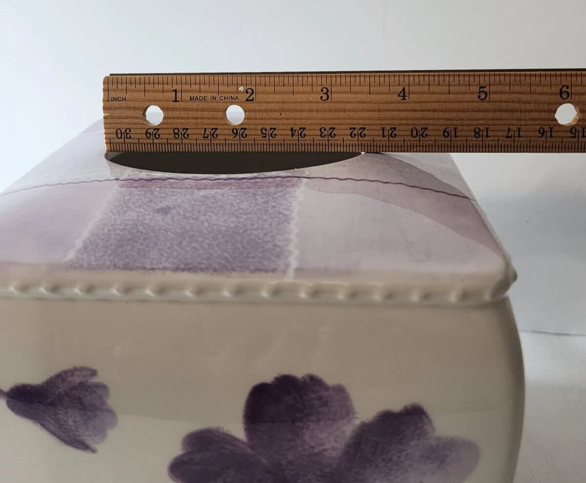 Ceramic Tissue Box Cover Bathroom Kleenex Accessories Facial Tissue Holder | eBay