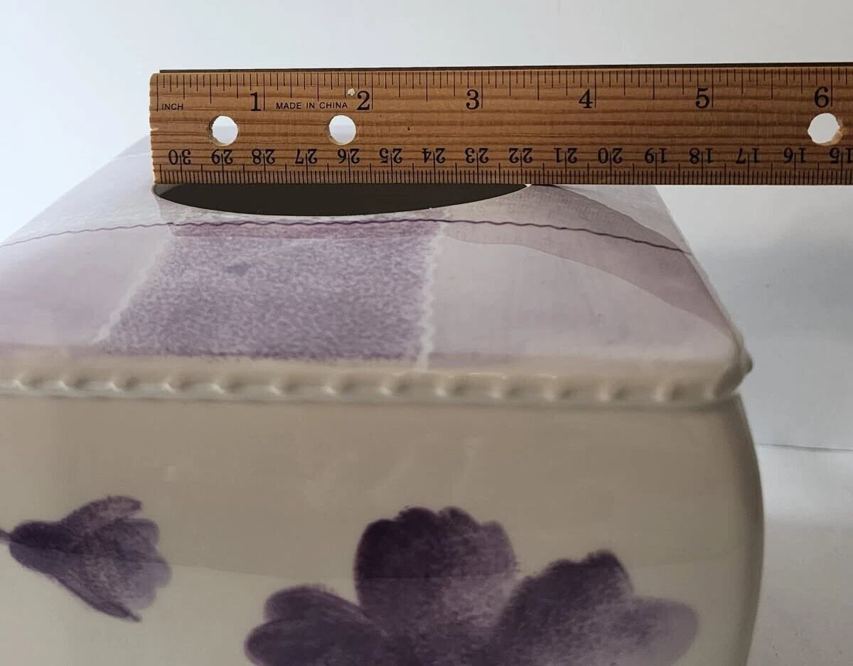 Ceramic Tissue Box Cover Bathroom Kleenex Accessories Facial Tissue Holder | eBay