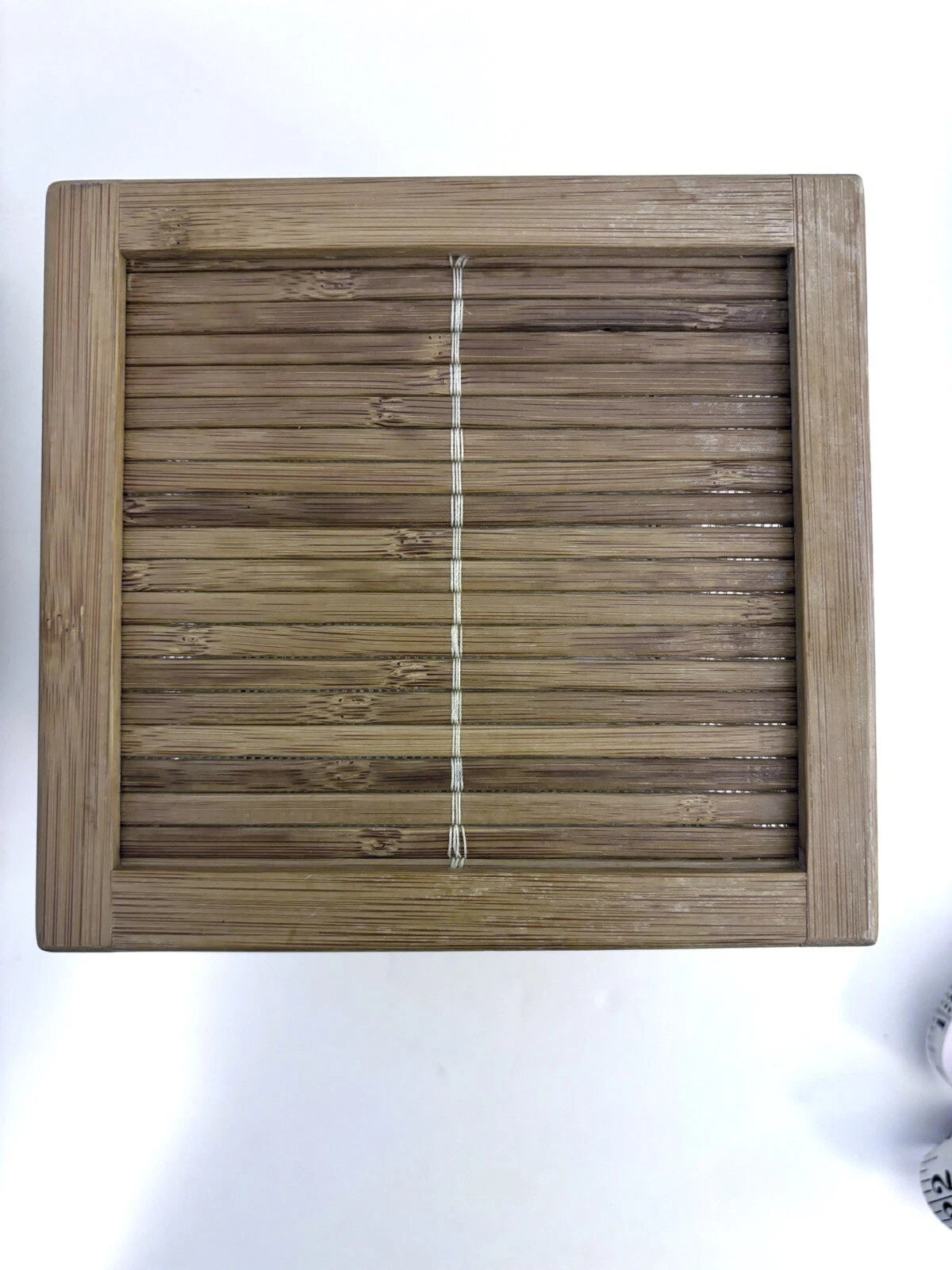 Bamboo Square Tissue Box Cover | eBay