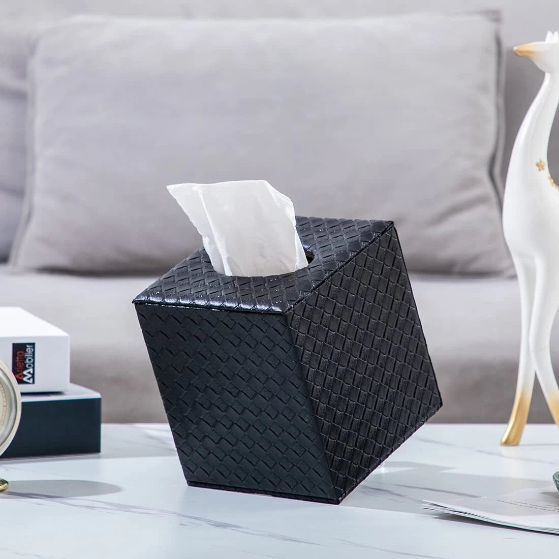 Black Tissue Box Cover,Tissue Box Cover Square,Black Tissue Box Holders,Tissue | eBay
