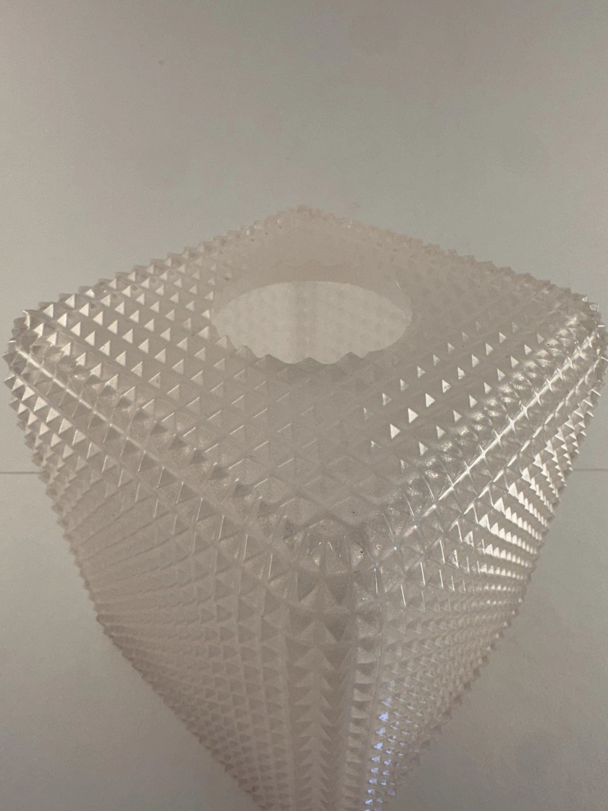 Mike Ally Iridescent Clear/White Quill Diamond Tissue Box Cover Holder | eBay