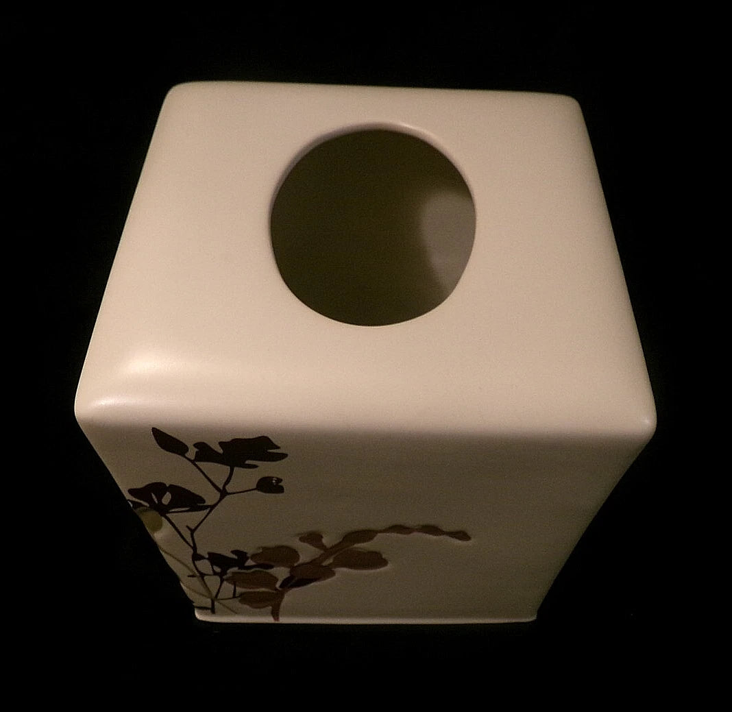 MODERN LOFT SATIN GLAZED CERAMIC/PORCELAIN TISSUE BOX COVER | eBay
