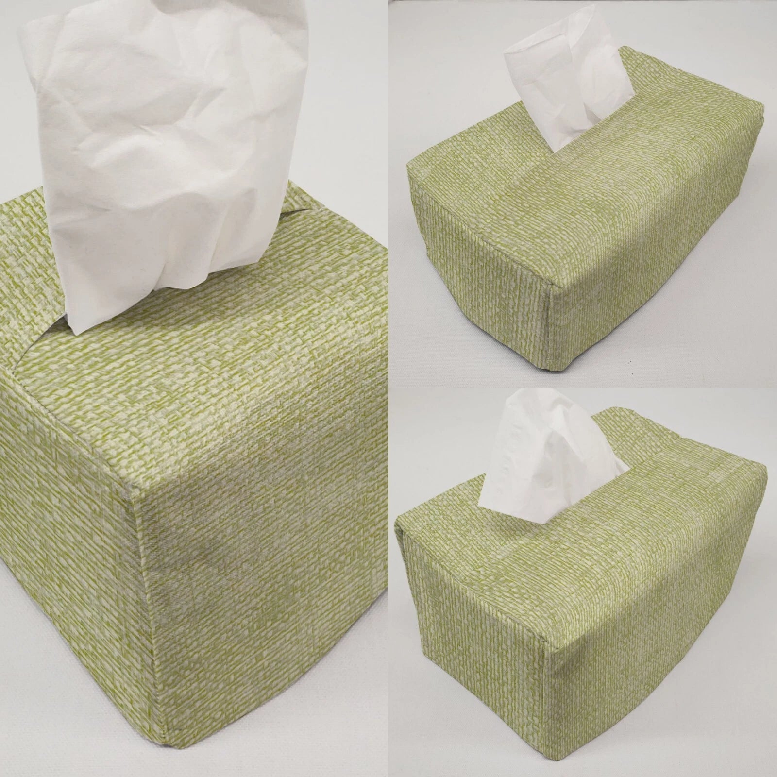 Faux Burlap Tissue Box Cover (8 Colors Available) | eBay