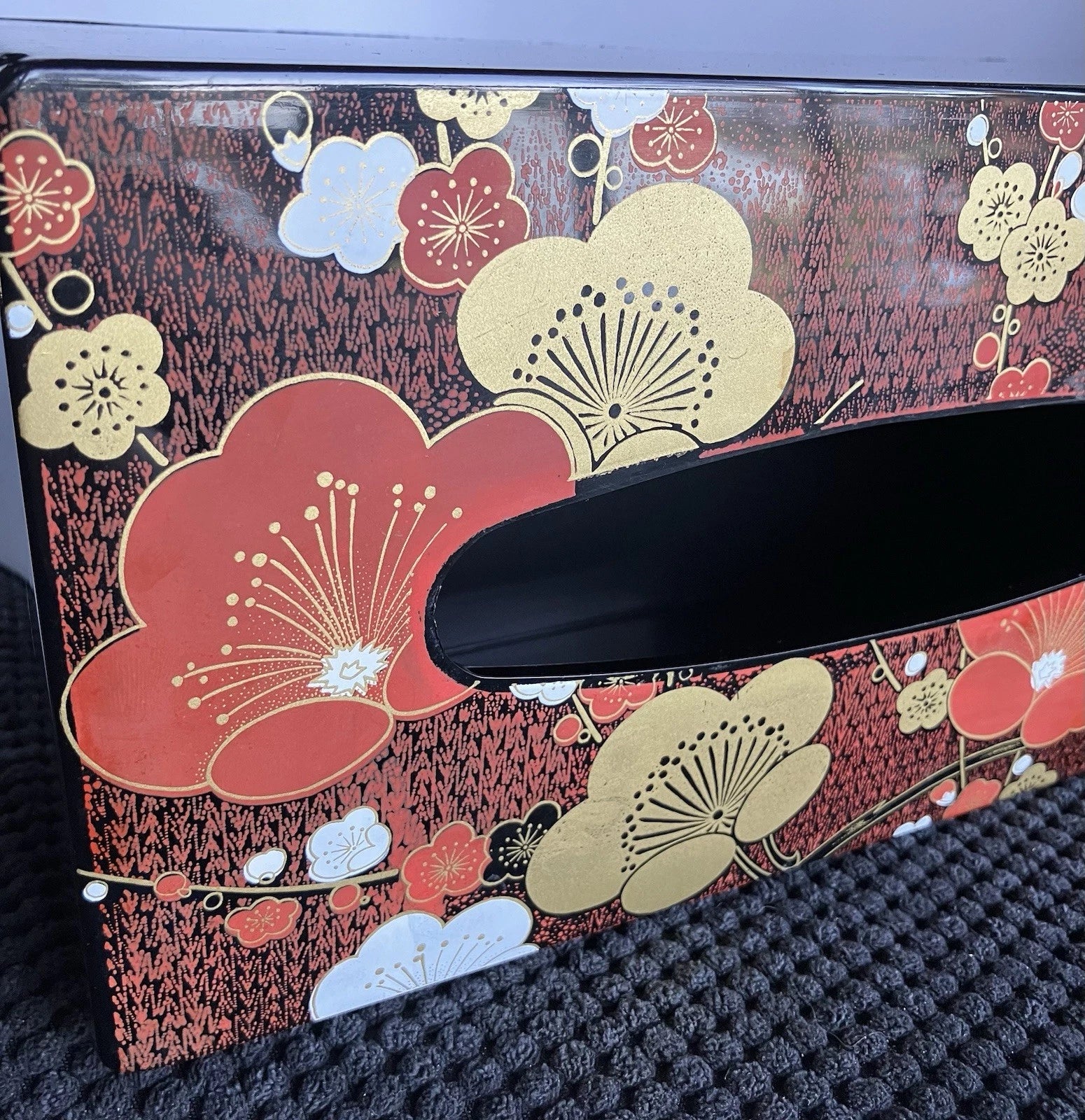 Made in Japan Asian Floral Vintage Tissue Kleenex Plastic Cover Box | eBay