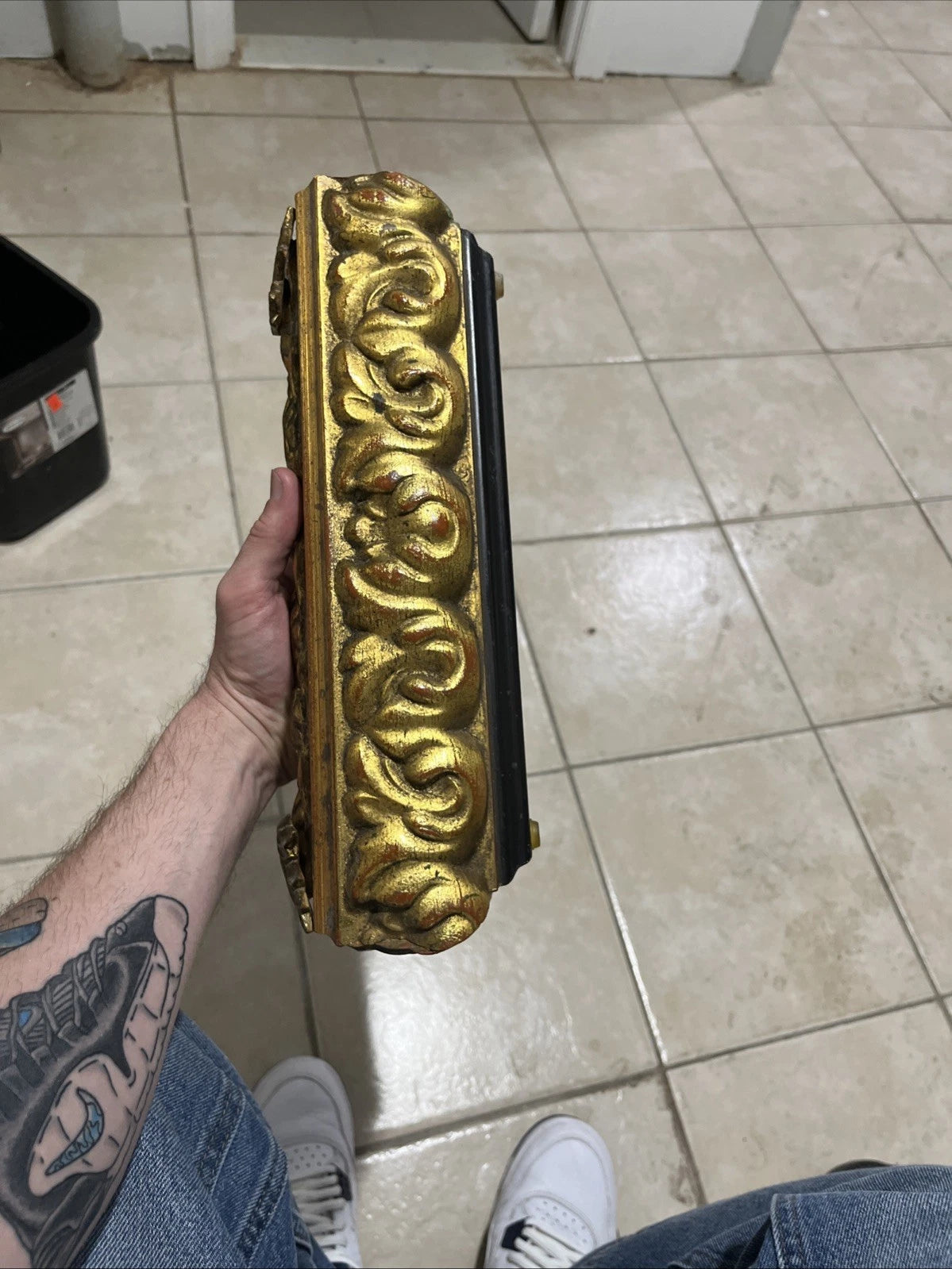 Gold Wooden Ornate Tissue Box Cover | eBay