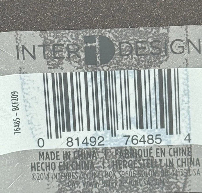 iDesign York Tissue Box Cover Brown Bronze Metal Square Countertop InterDesign | eBay