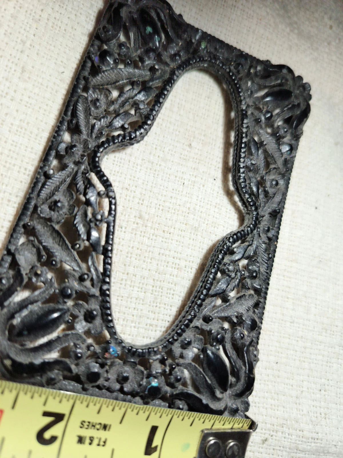 Vtg Pocket Small Tissue Holder Black Ormolu Filigree Ornate Regency 4.5” | eBay