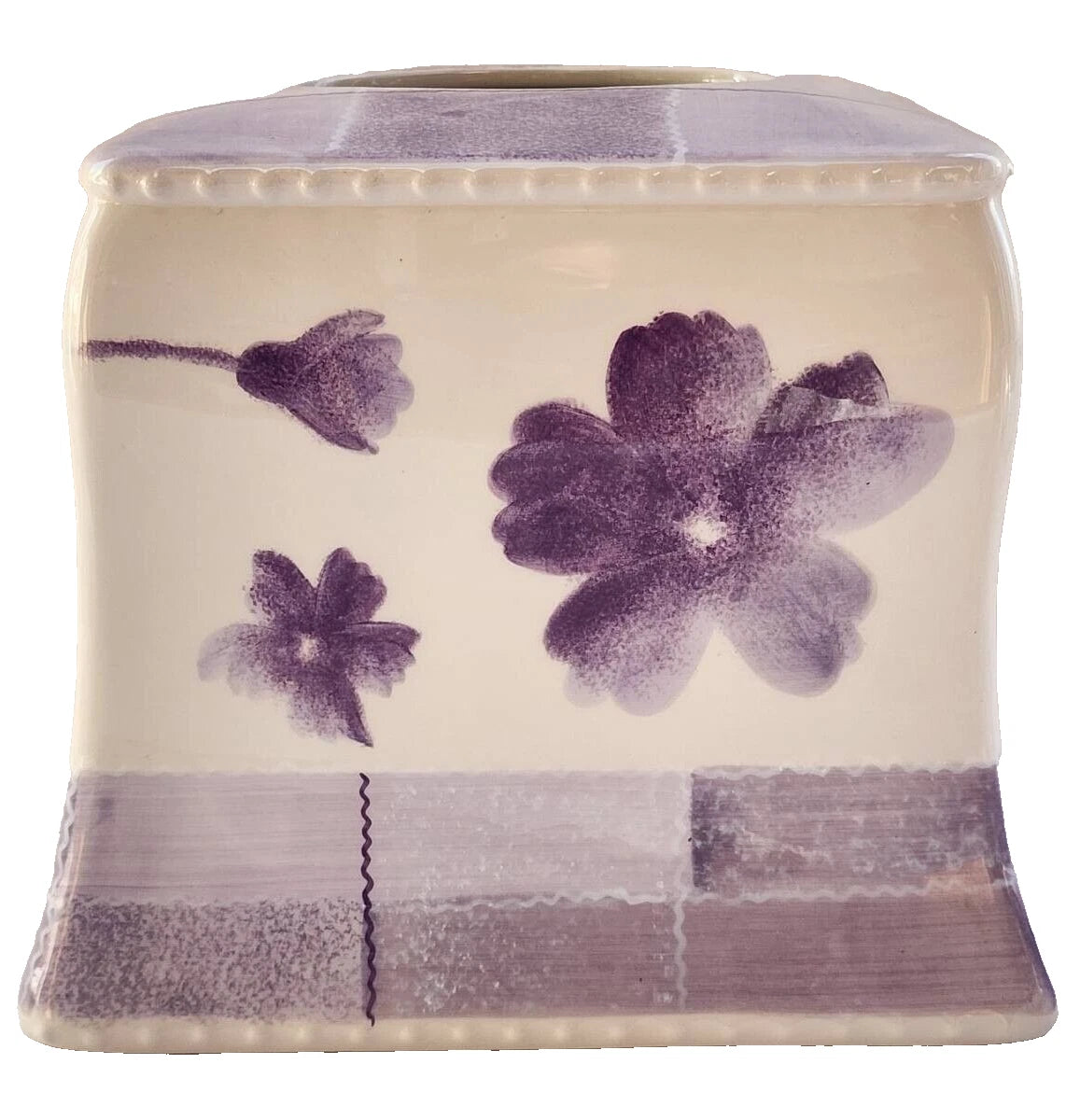 Ceramic Tissue Box Cover Bathroom Kleenex Accessories Facial Tissue Holder | eBay