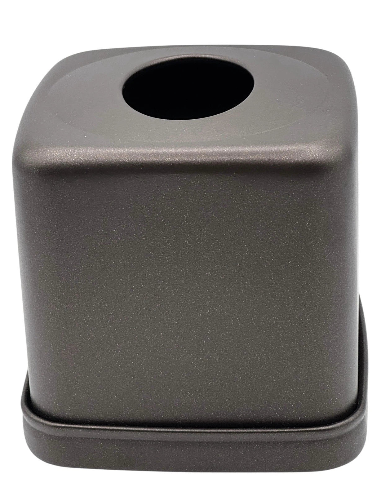 iDesign York Tissue Box Cover Brown Bronze Metal Square Countertop InterDesign | eBay