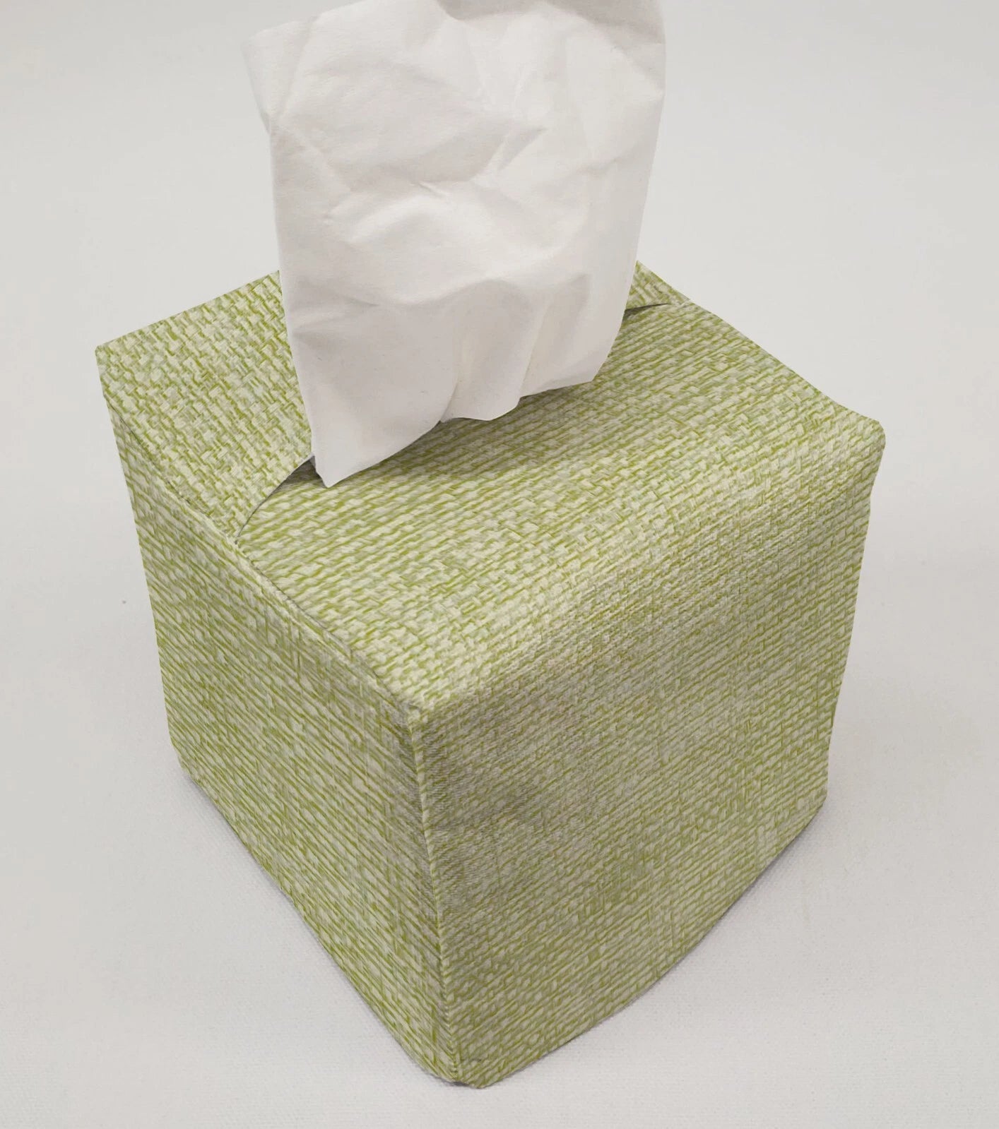 Faux Burlap Tissue Box Cover (8 Colors Available) | eBay