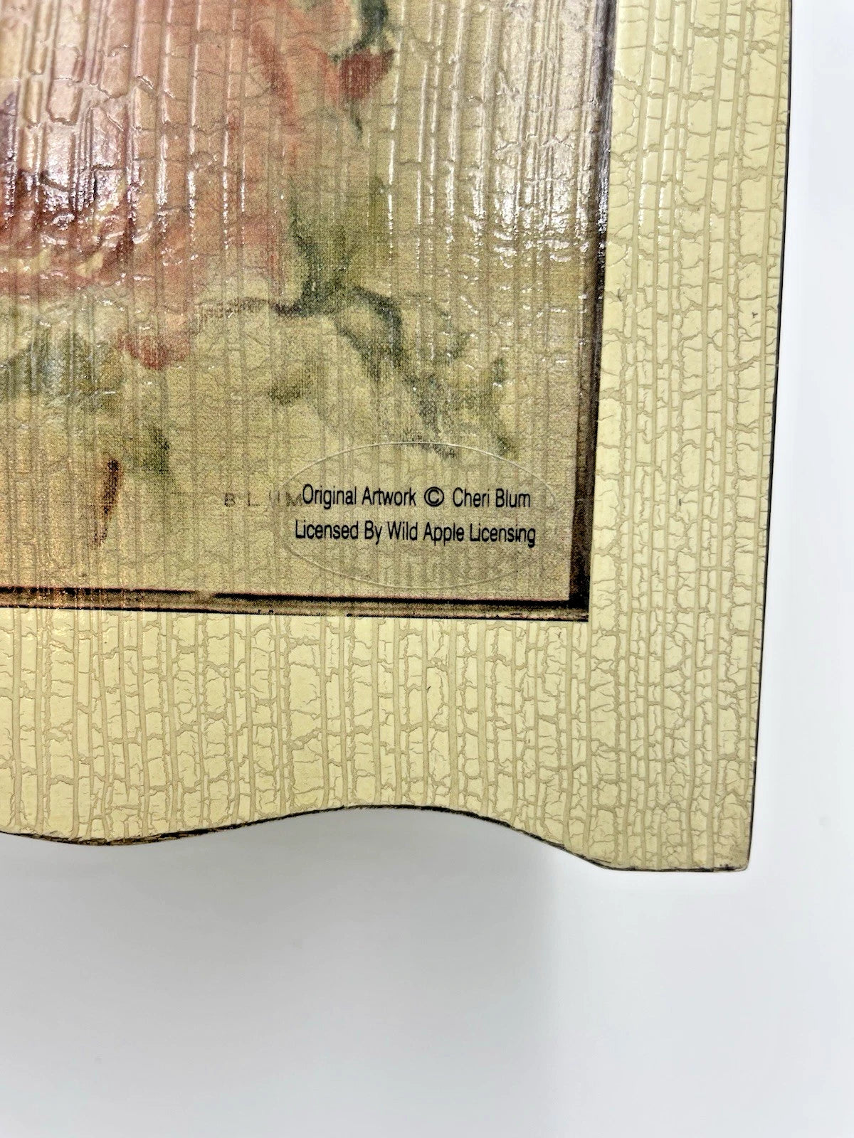 Cheri Blum Vintage Antique Rose Wood Tissue Box Cover Holder | eBay