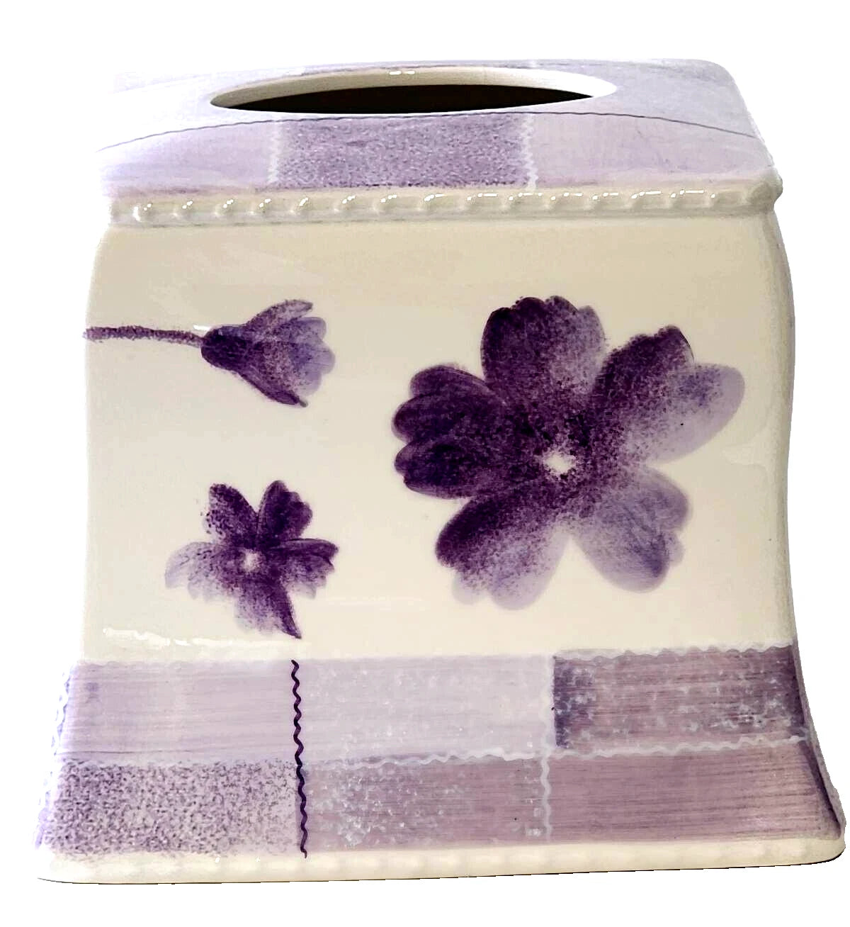 Ceramic Tissue Box Cover Bathroom Kleenex Accessories Facial Tissue Holder | eBay