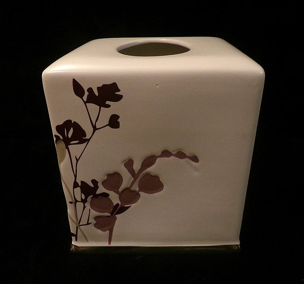 MODERN LOFT SATIN GLAZED CERAMIC/PORCELAIN TISSUE BOX COVER | eBay