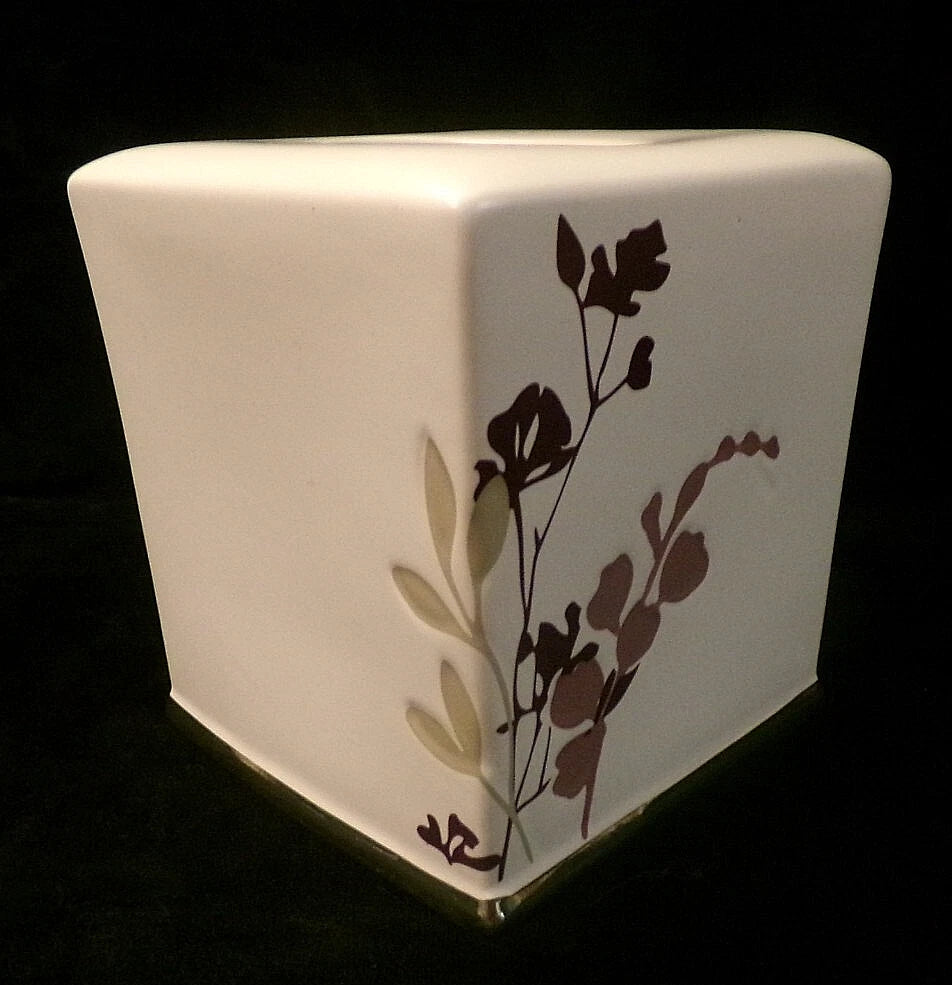 MODERN LOFT SATIN GLAZED CERAMIC/PORCELAIN TISSUE BOX COVER | eBay
