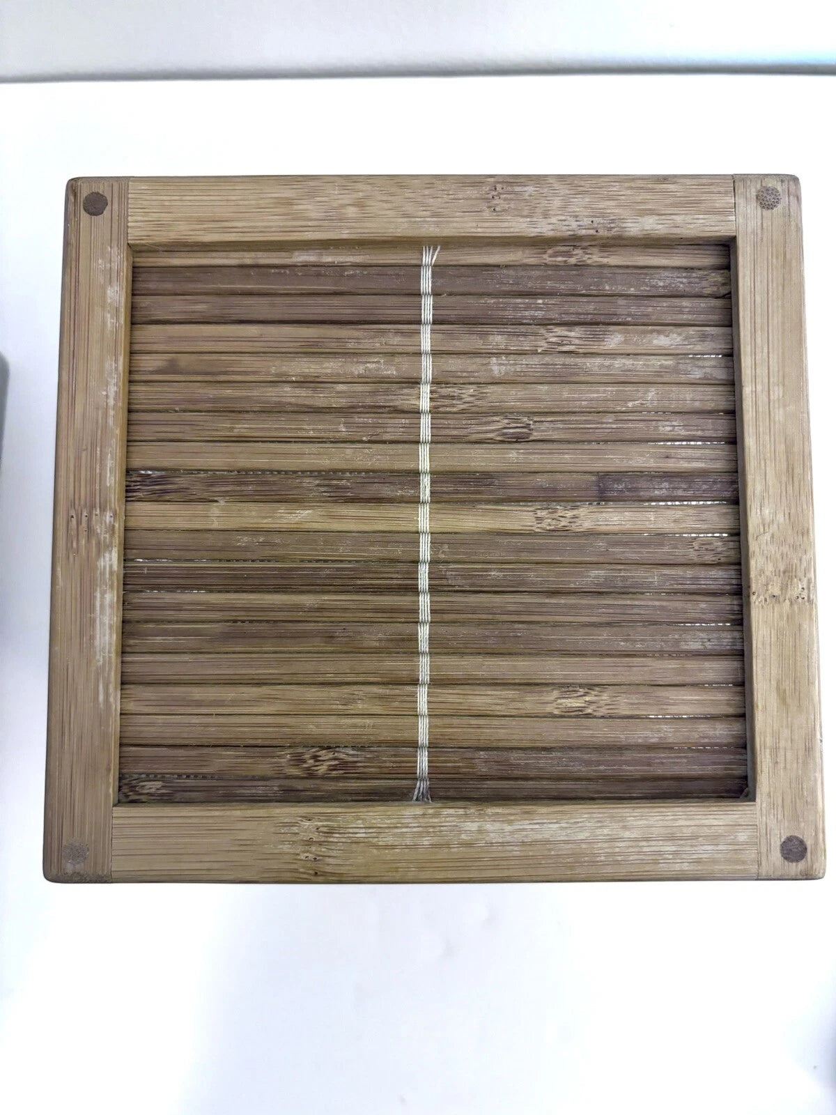 Bamboo Square Tissue Box Cover | eBay