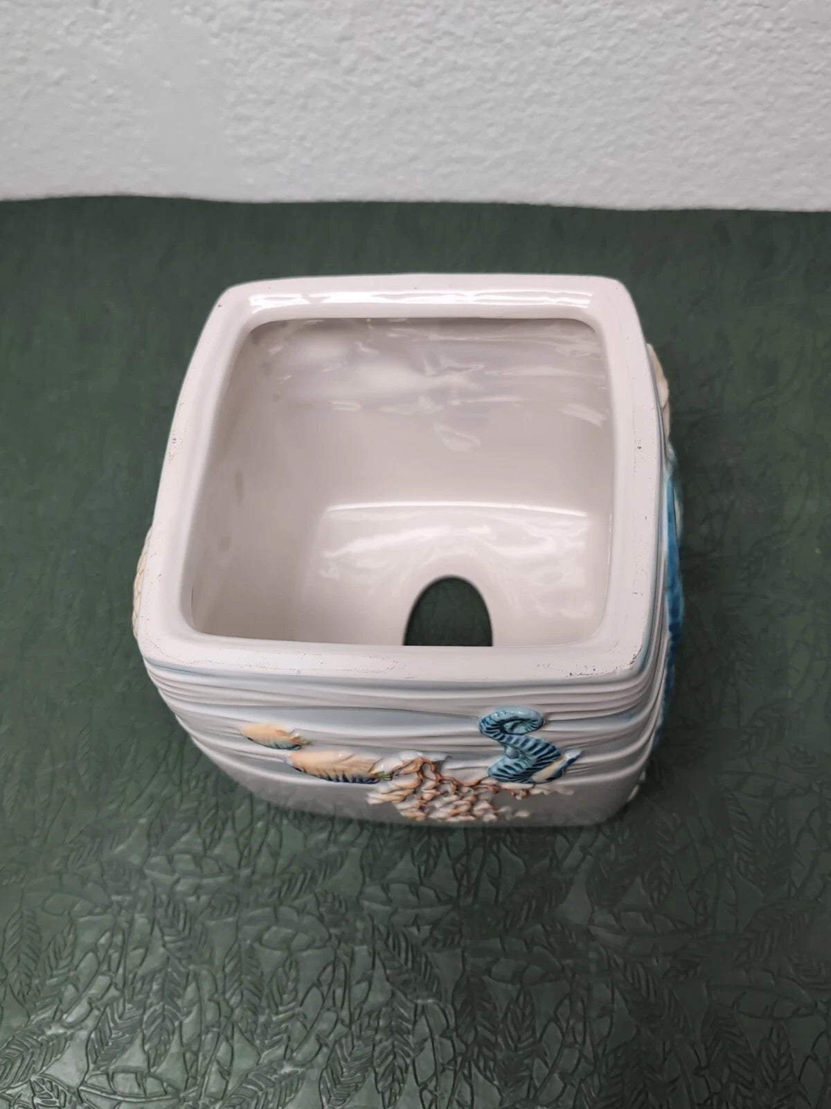 Cynthia Coulter Sea Splash Boutique Tissue Box Cover Hand-Painted Mermaid Rare | eBay