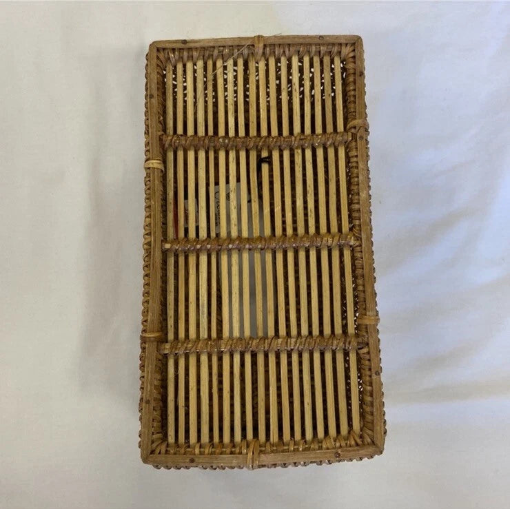 Crown | Fish Woven/Wicker Rattan Tissue Box Decor Brown | eBay