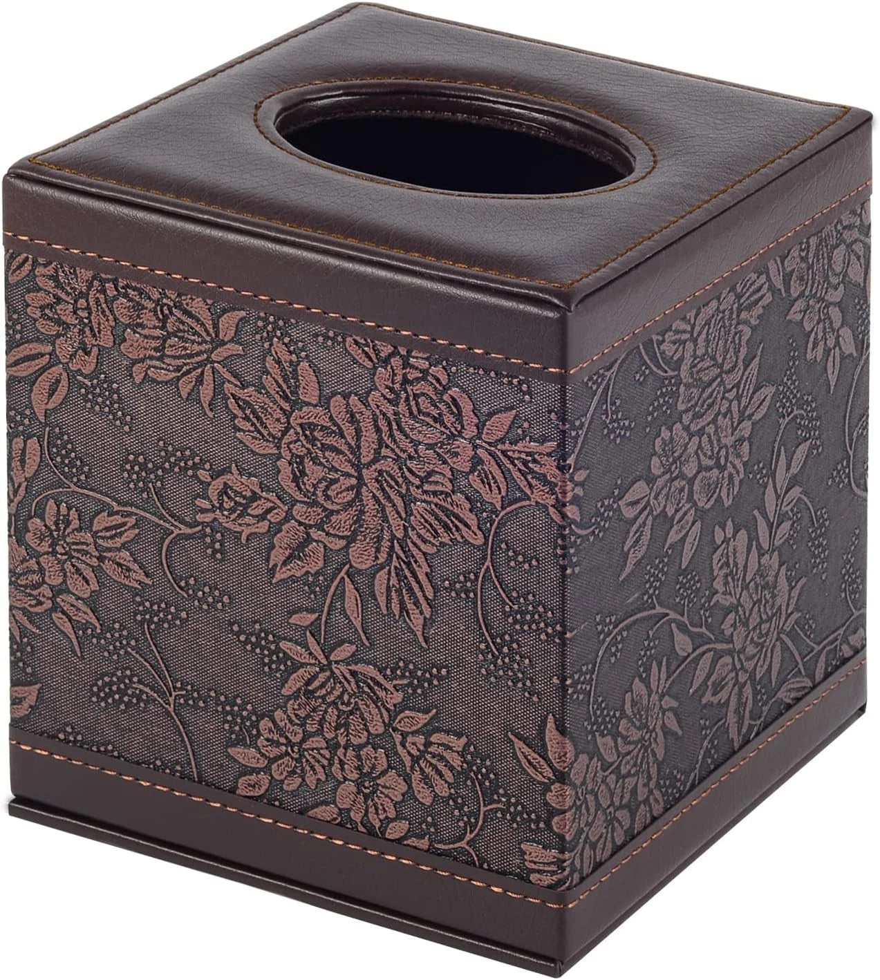 Elegant Leather Tissue Box Cover – Modern Square Design with Magnet Closure | eBay