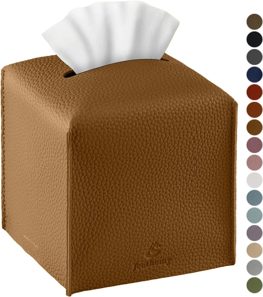 PU Leather Tissue Box Covers – Modern Square Holders for Home, Office & Bathroom | eBay
