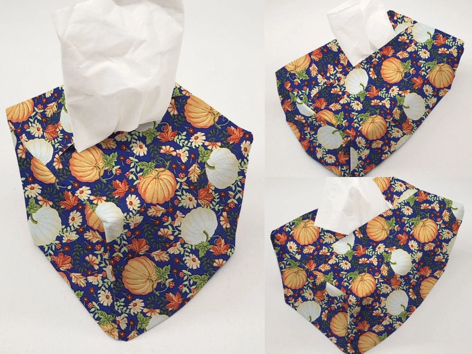 Fall Harvest Tissue Box Cover (4 Colors Available) | eBay