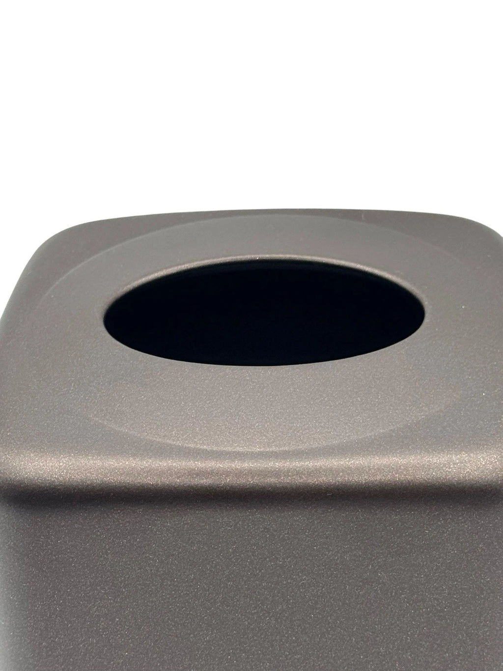 iDesign York Tissue Box Cover Brown Bronze Metal Square Countertop InterDesign | eBay