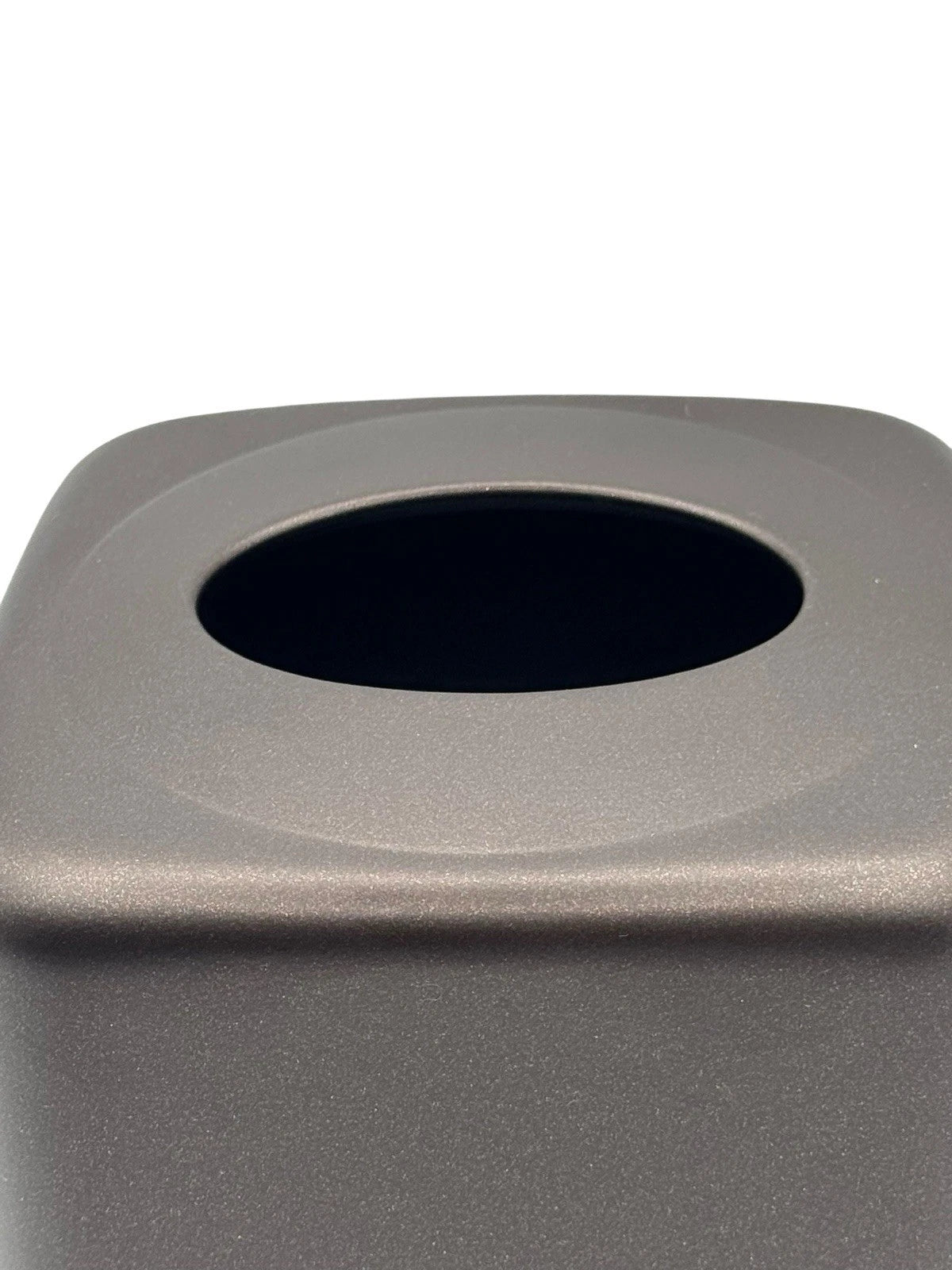 iDesign York Tissue Box Cover Brown Bronze Metal Square Countertop InterDesign | eBay