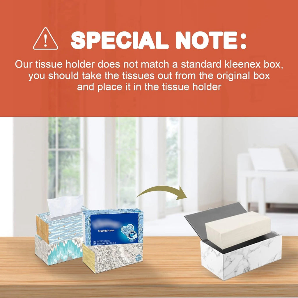 Tissue Box Cover, PU Leather Tissue Box Holder Rectangular Tissue Holders for Ho | eBay