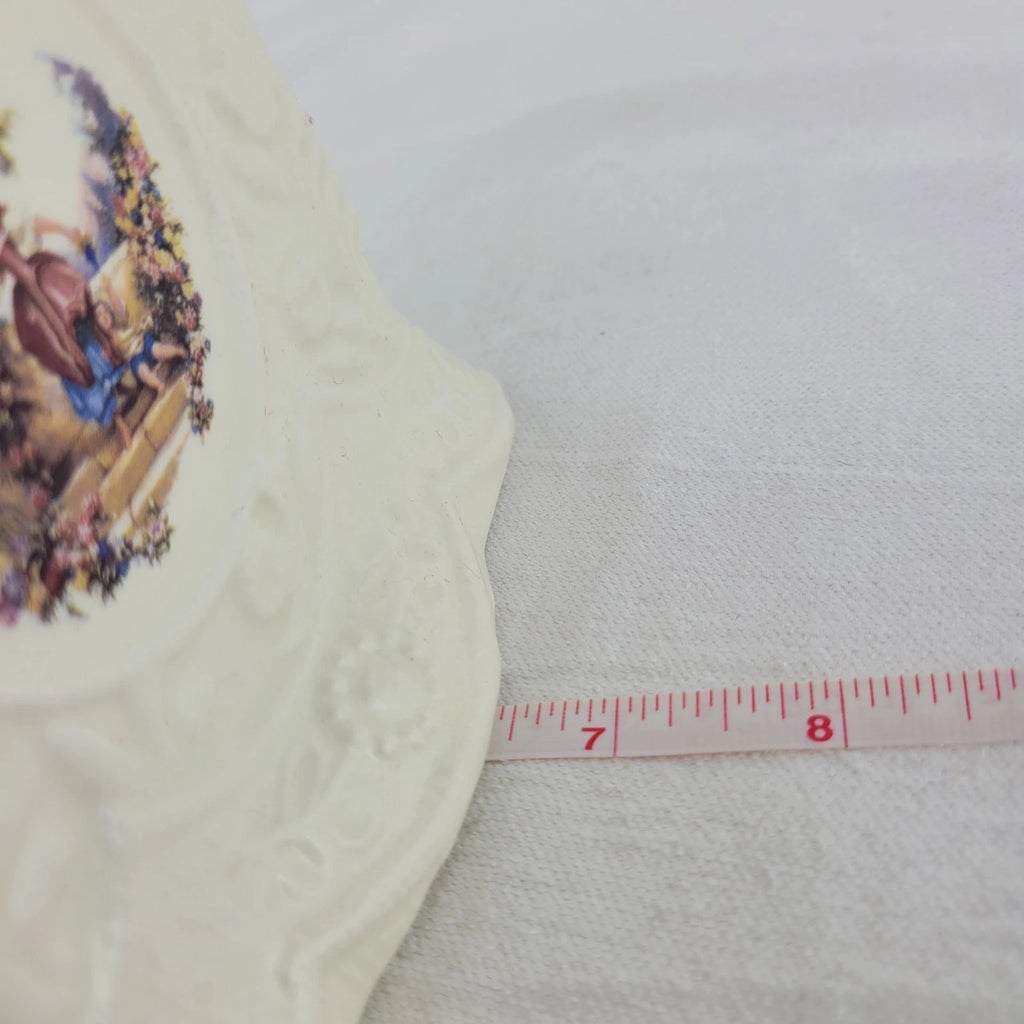 Vintage Bathroom White Ceramic 6" Slip on Facial Tissue Box Cover Holder | eBay