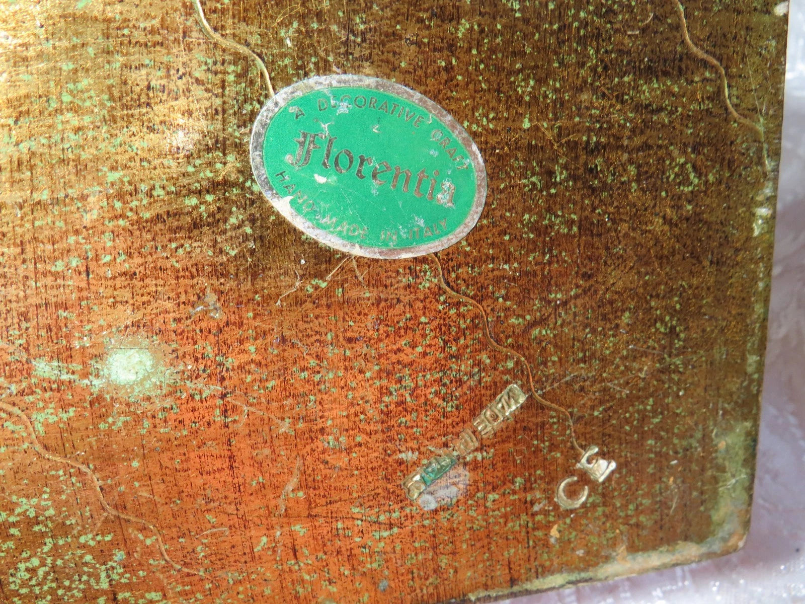 VINTAGE ITALIAN FLORENTINE FLORENTIA WOOD TISSUE BOX HOLDER DISPENSER GILT GOLD | eBay