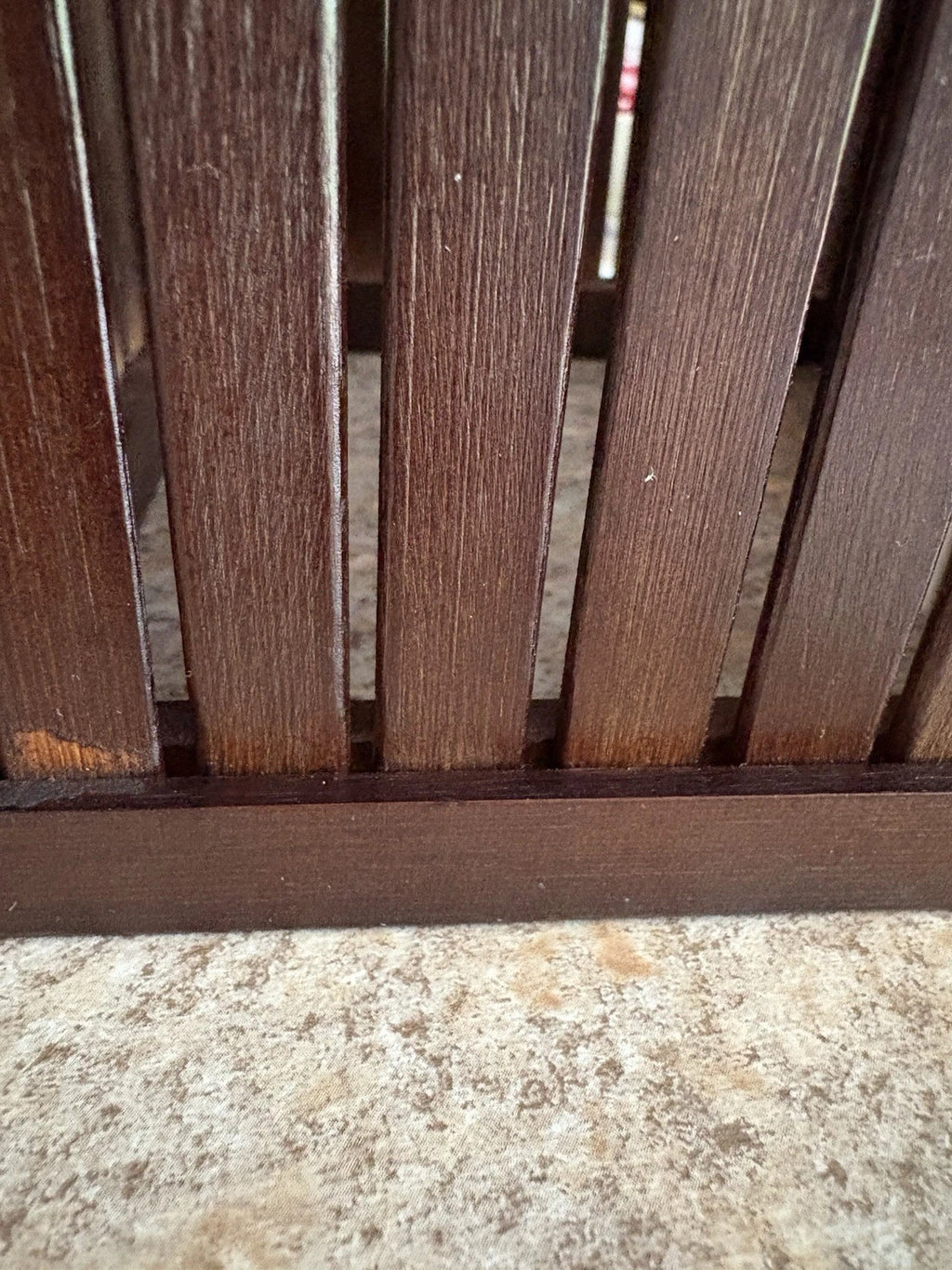 Wood Slats Brown Square Tissue Box Cover | eBay