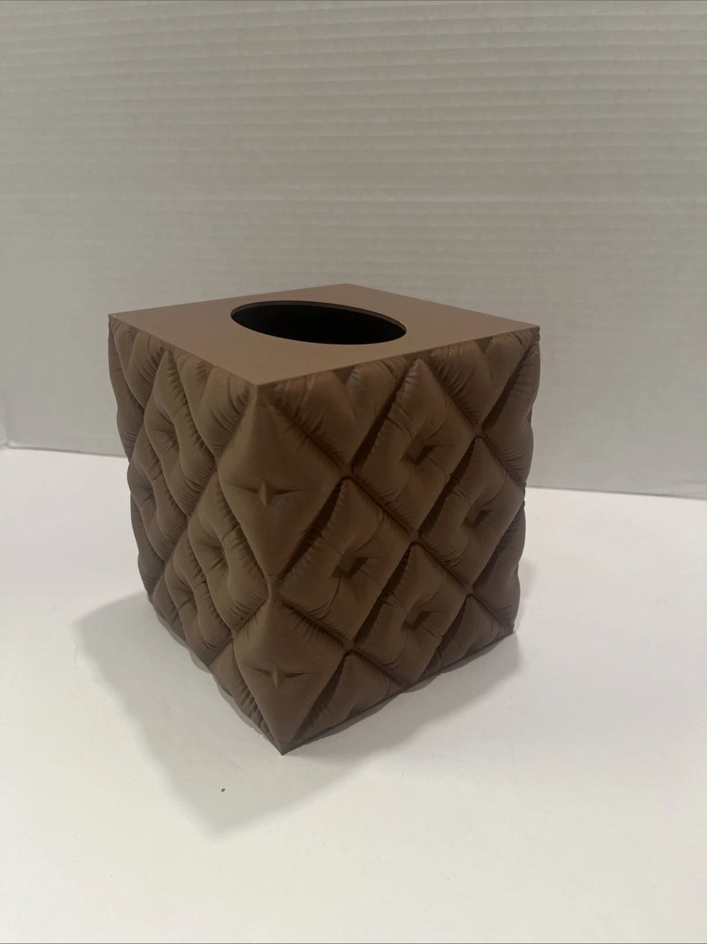 Tissue Box cover Holder Case Square Hard - Wood-look | eBay