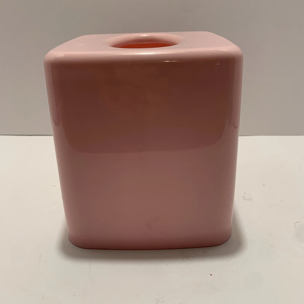 Vintage Pink Mauve Hard Plastic Square Tissue Box Cover | eBay
