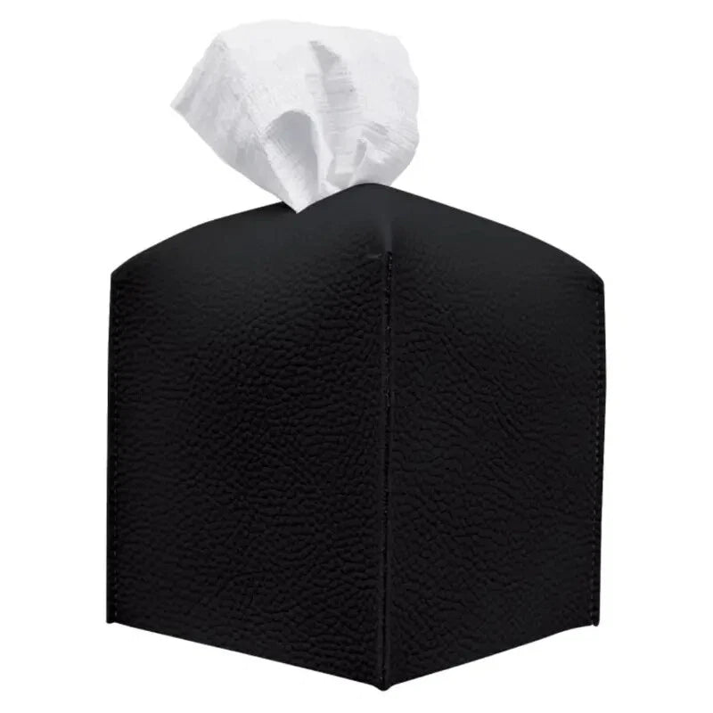 Tissue Box Cover, Refined Modern PU Leather Square Tissue Box Holder | eBay
