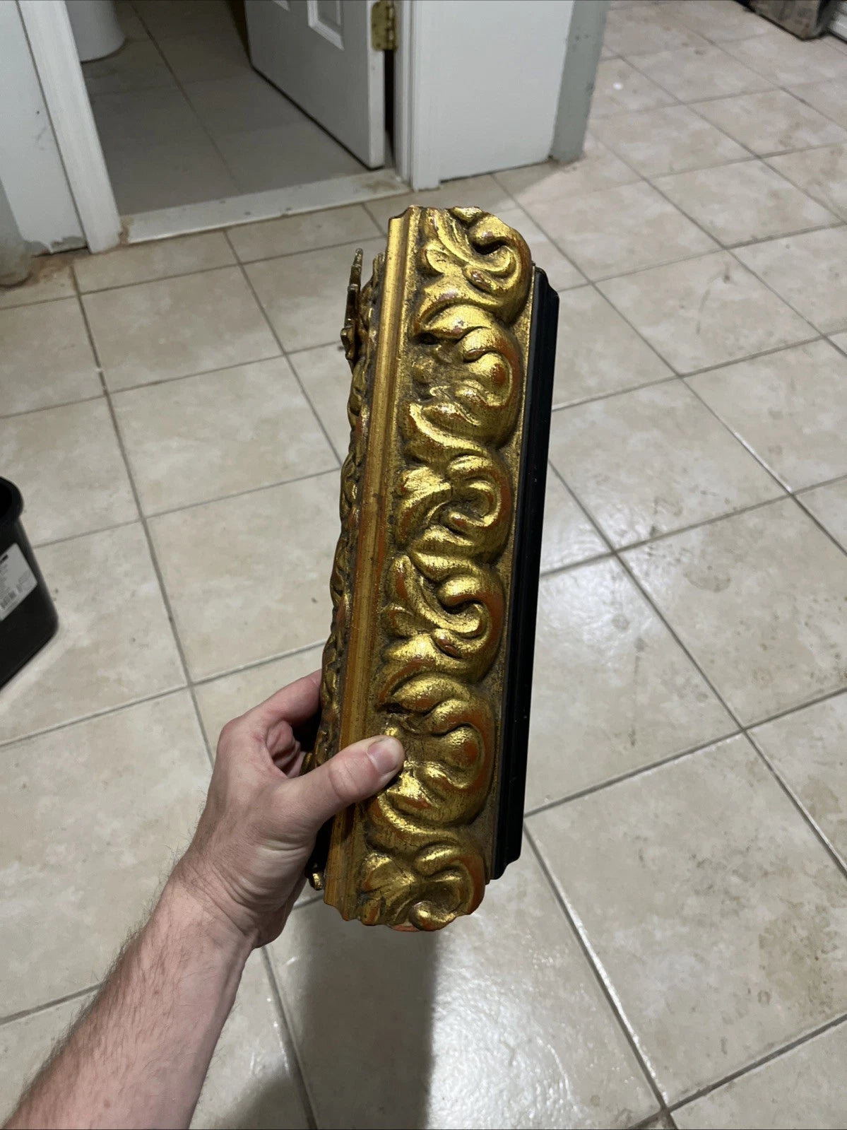 Gold Wooden Ornate Tissue Box Cover | eBay